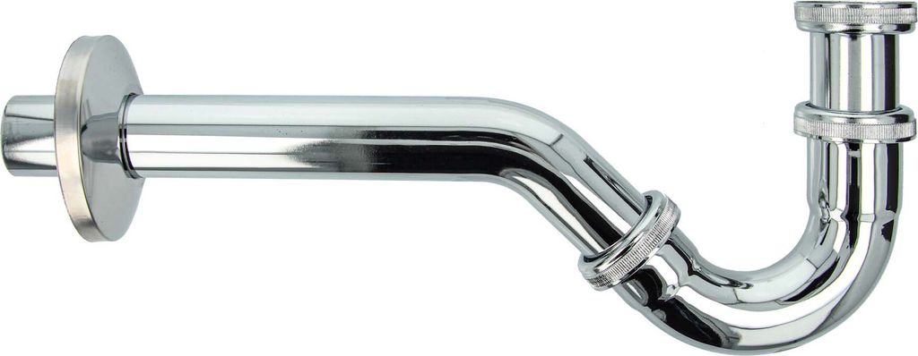 tecuro Bidet-Röhrengeruchsverschluss - Messing verchromt Produktbild 