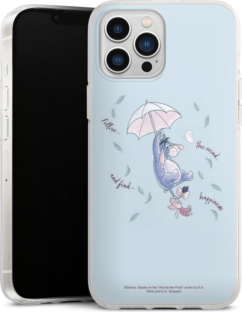 DeinDesign Handyhülle für Apple iPhone 13 Pro Max Silikon Hülle Case Smartphone Schutzhülle Disney Offizielles Lizenzprodukt Winnie Puuh I-Aah