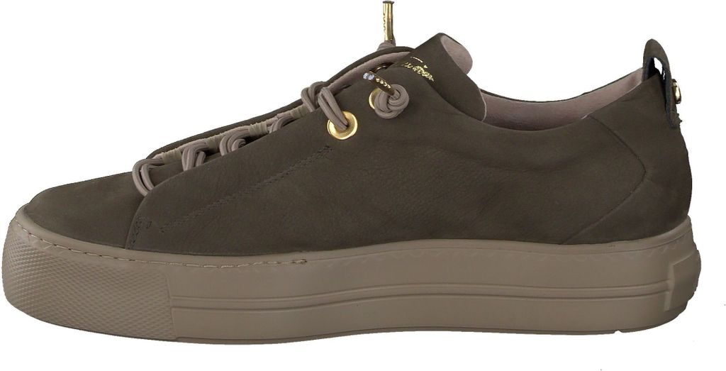 Paul Green Sneaker 5017-254, Rauleder, Grün, Damen