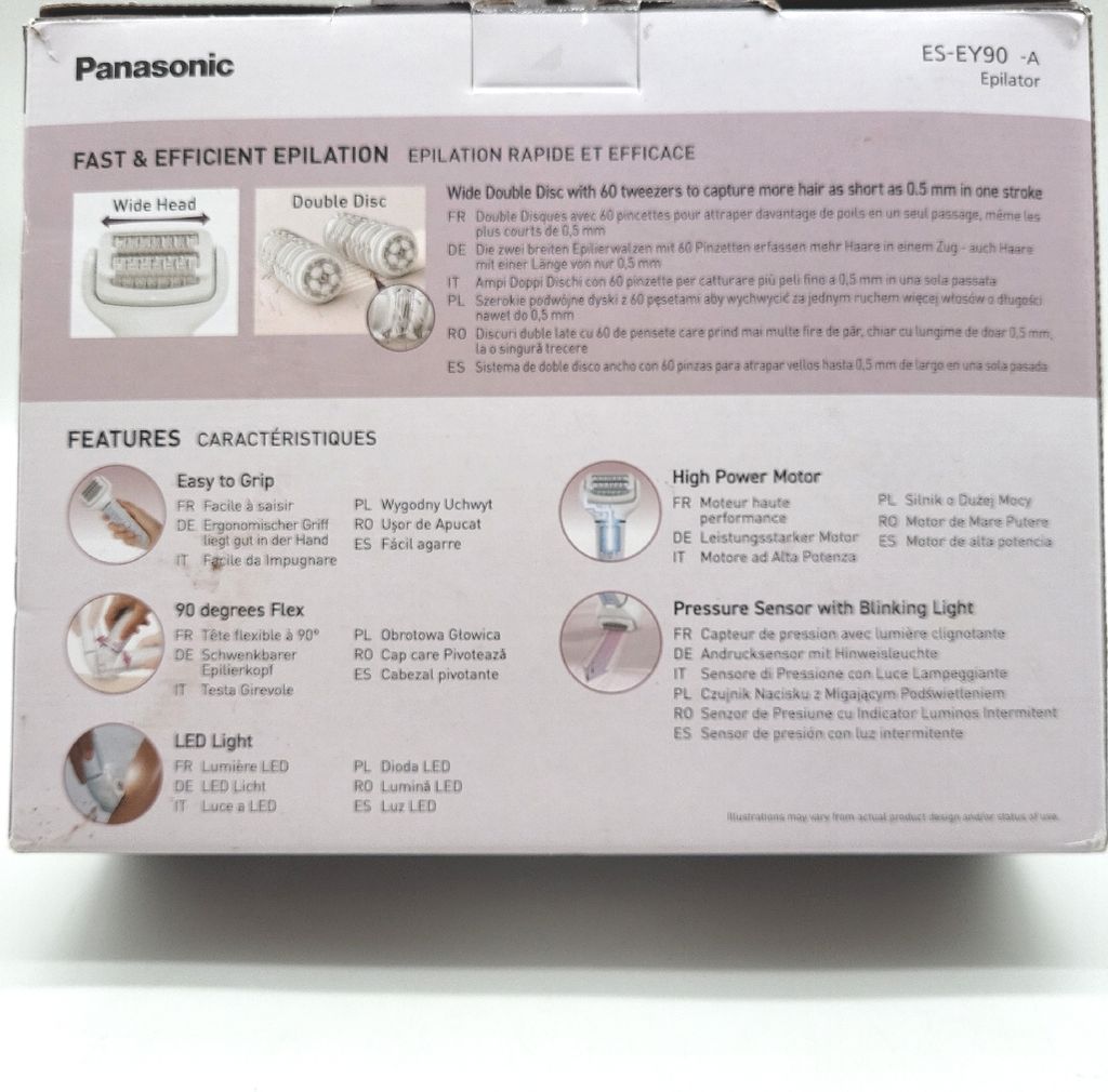 Panasonic ES-EY90 60 pęset niebieski, biały Zdjęcie produktu 11