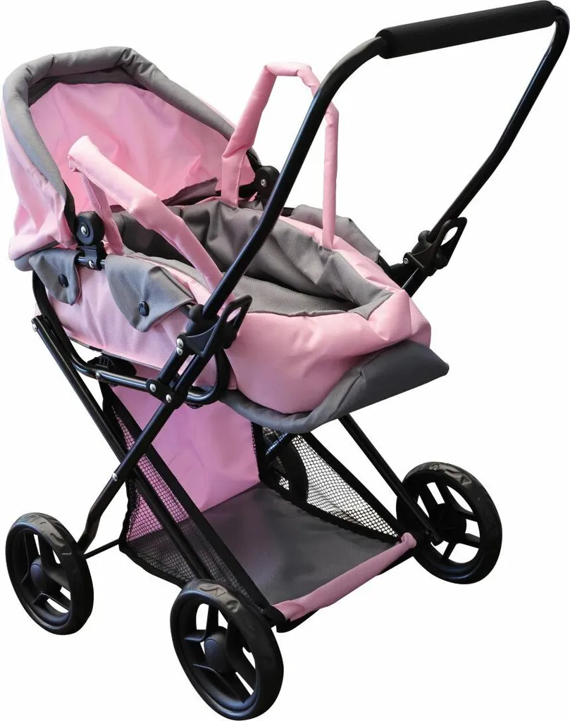 Promener son poupon avec la poussette Rosy : confort et rangement