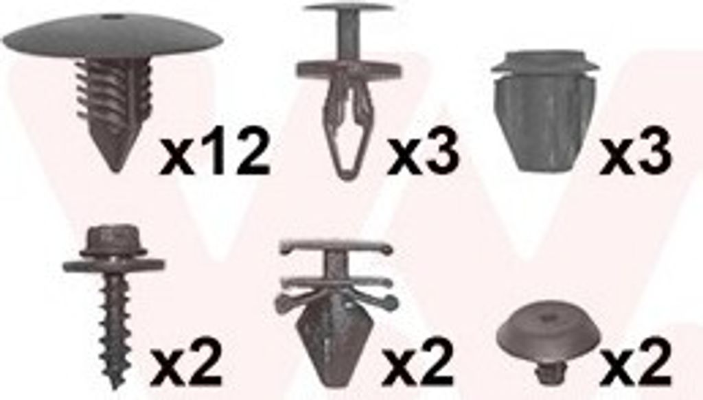 VAN WEZEL Montagesatz Kotflügel 4377796 Vorne Links Vorne Rechts für RENAULT MEGANE III Grandtour (KZ0/1)