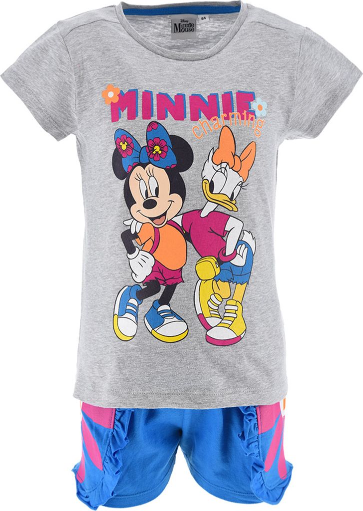 Minnie Mouse T-Shirt und Short Kurze Hose Sommer-Set, Größe:98