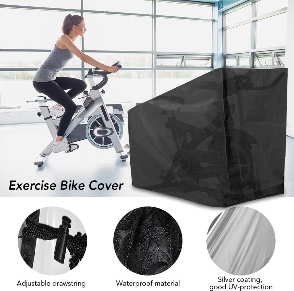 Kryt na cvičný bicykel, skladací, ochranný, prachotesný, Obrázok produktu 