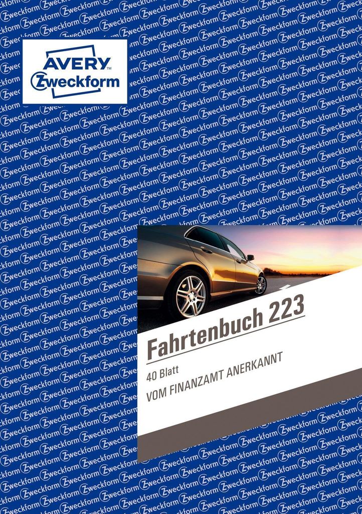 Avery Zweckform® 223 Carnet de route - A5, justificatif Image du produit 