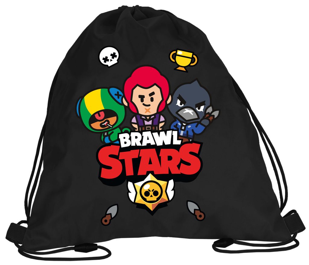 PASO Kinder Turnbeutel 36x32cm - Football Design In Blau