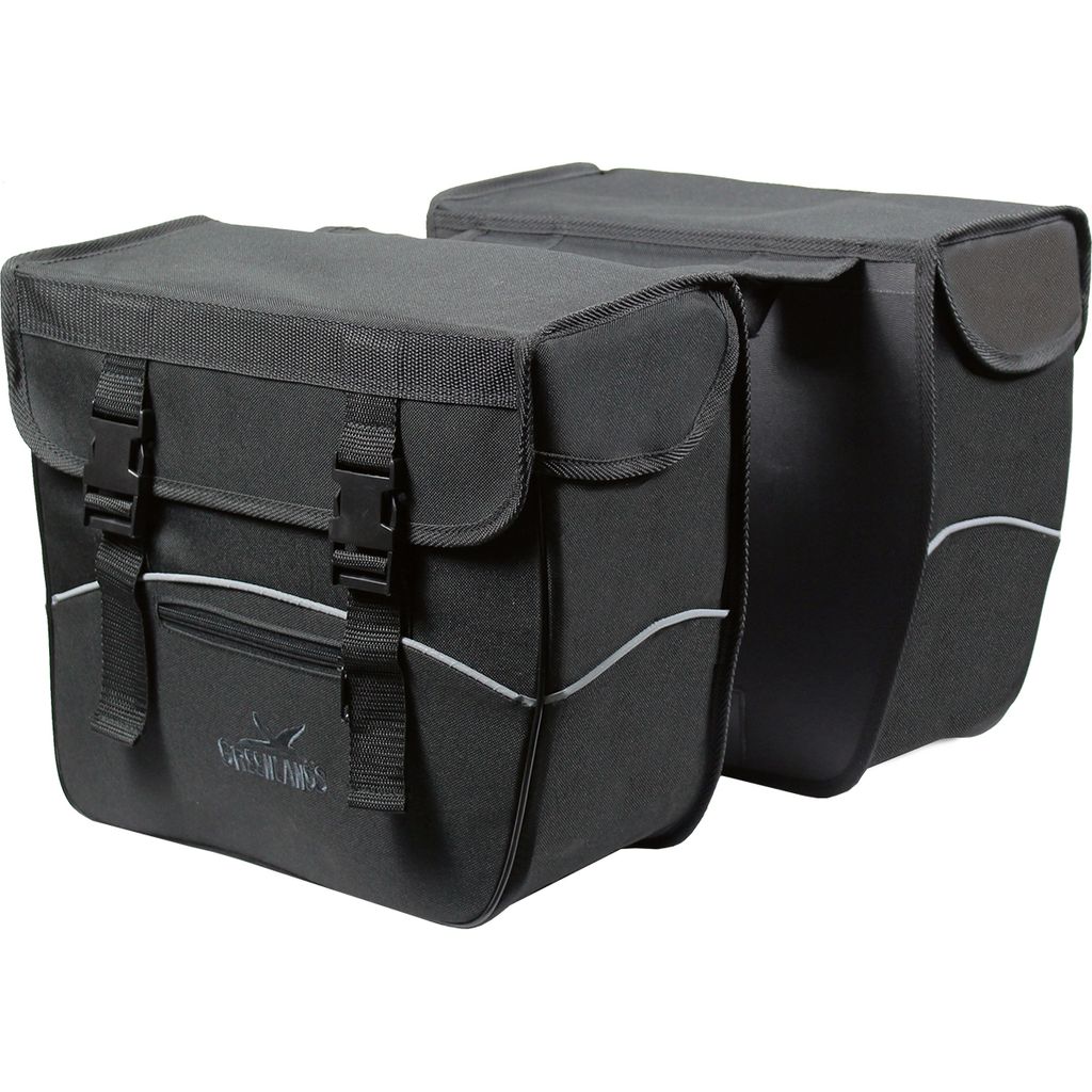 Borsa Greenlands - Borsa doppia - Tela - Riflettente - Nero Immagine del prodotto 