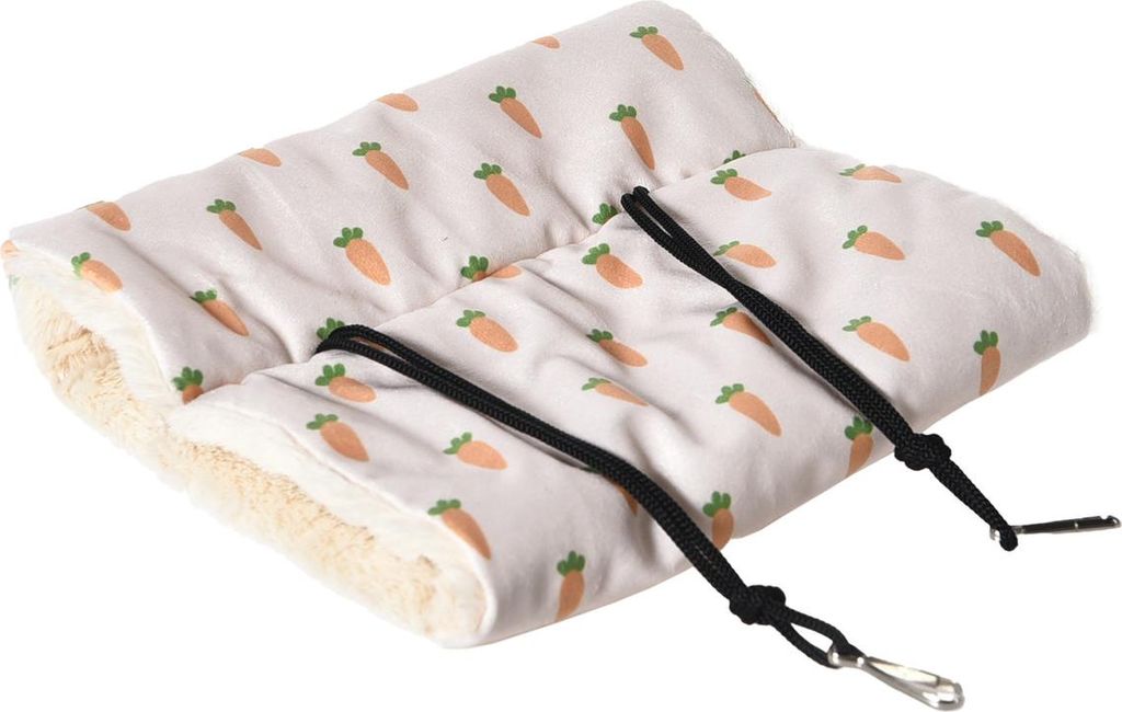 Duvo+ Hängendes Dreieck Carrot aus Plüsch weiß