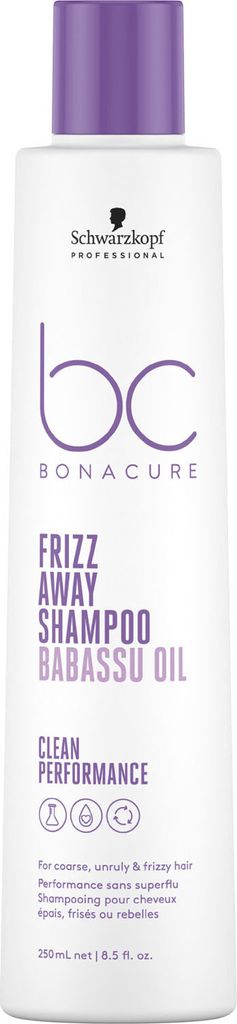 Schwarzkopf Professional BC Bonacure Frizz Away Shampoo glättendes Shampoo gegen gekräuseltes Haar 250 ml