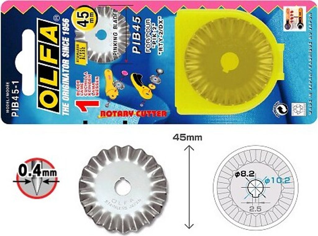 Náhradná okrúhla čepeľ OLFA PIB45-1 Obrázok produktu 