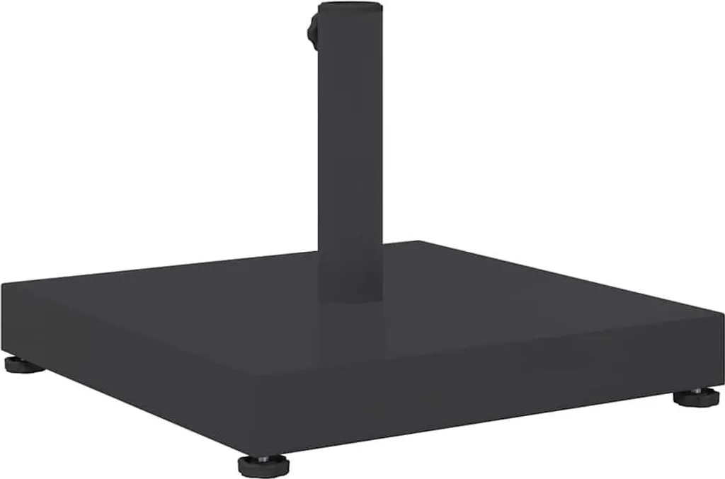 vidaXL Pied de parasol extérieur réglable gris foncé robuste Ø 48mm