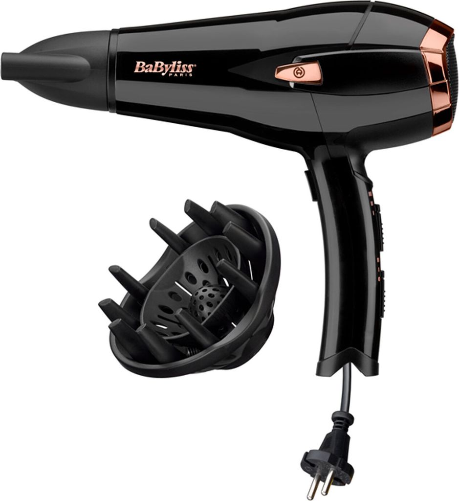 Babyliss D373E CORDKEEPER 2000 Haartrockner schwarz