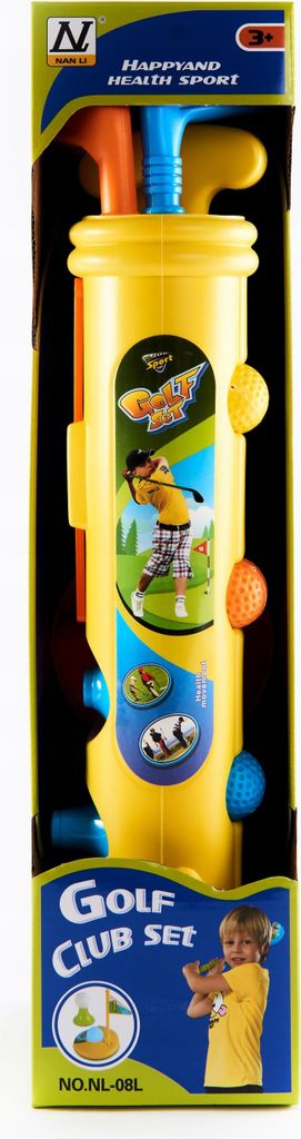 Minigolf Set für Kinder Golfschläger mit Wagen & Bällen Produktbild 