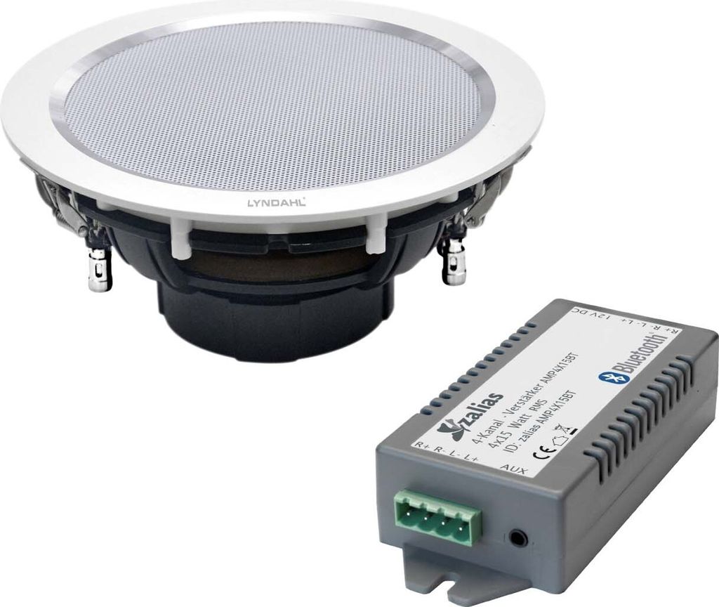 zalias Lyndahl Stereo-Einbaulautsprecher Set CS195ST mit Bluetooth-Verstärker Größe: mit 1 Lautsprecher