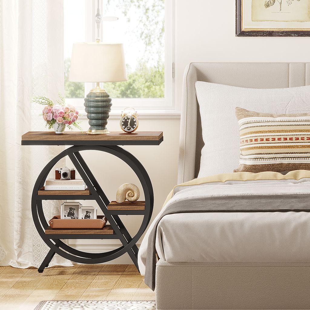 Tribesigns 3-Etagen Beistelltisch, Holz Sofa Beistelltisch Produktbild 6
