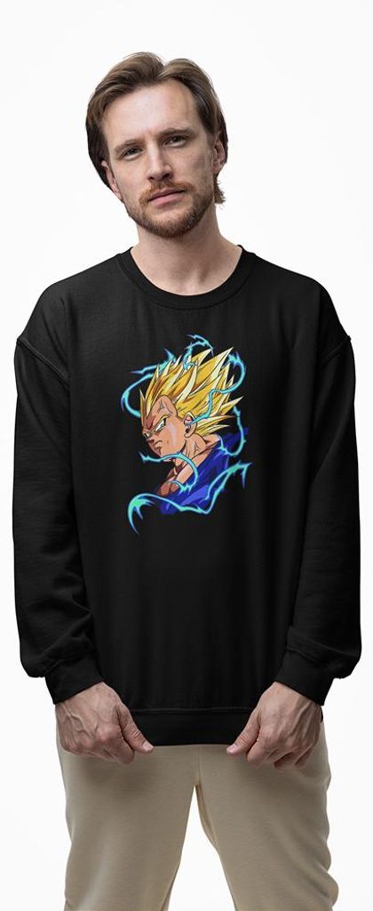 D&B Design Uni Pullover SWAN00005 Dragon Ball Schwarz-Größe M
