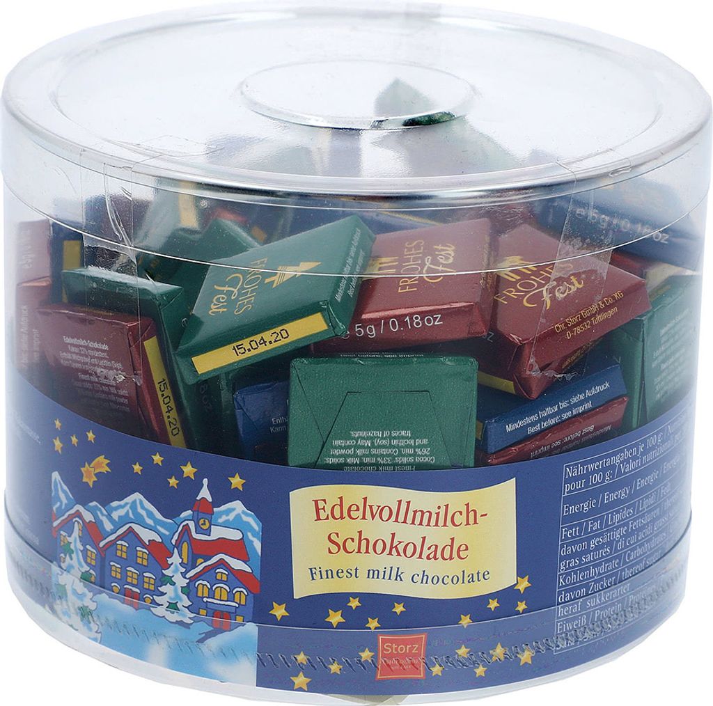 Storz 100er SET Täfelchen "Frohe Weihnachten", C&C Dose 500 Produktbild 