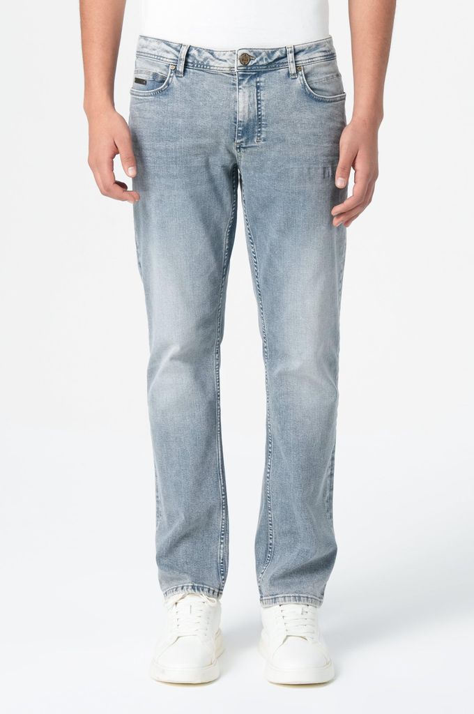 M.O.D Miracle of Denim Thommy Comfort Fit Jeans Herren Delay Blue