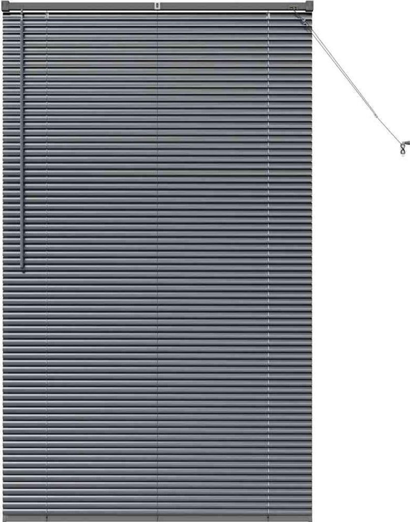 vidaXL Balkenjalousien Dunkelgrau 175 x 105 cm Aluminium