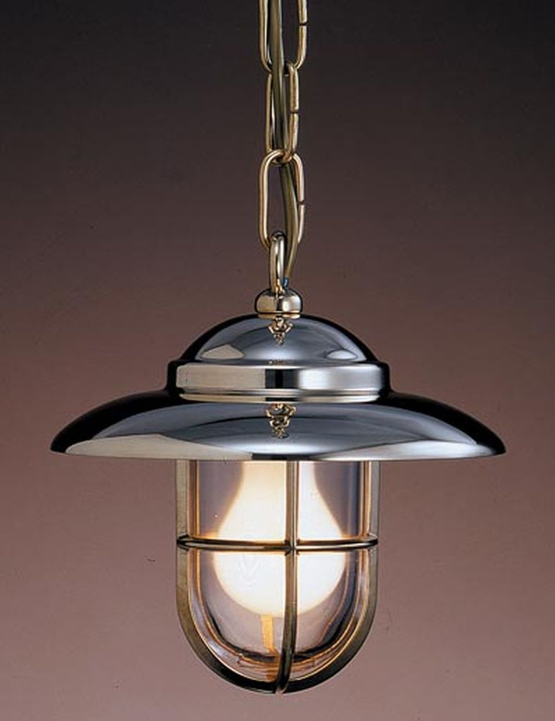 Hängeleuchte E27 Ø 22 cm Messing Jugendstil Küche Pendelleuchte