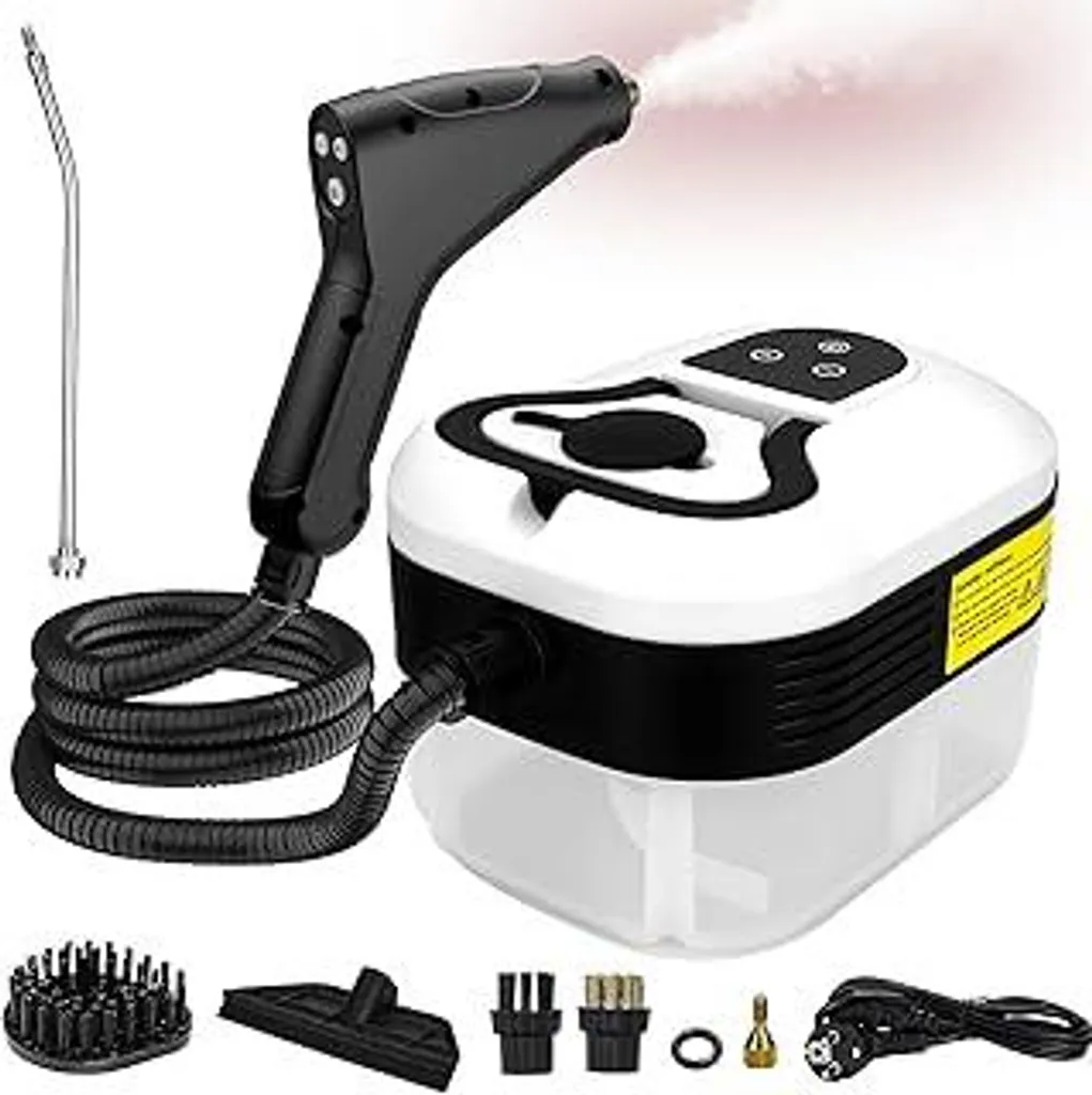 Pulitore Vapore Portatile 2500W: Casa Pulita in Metà Tempo 4.5 Bar