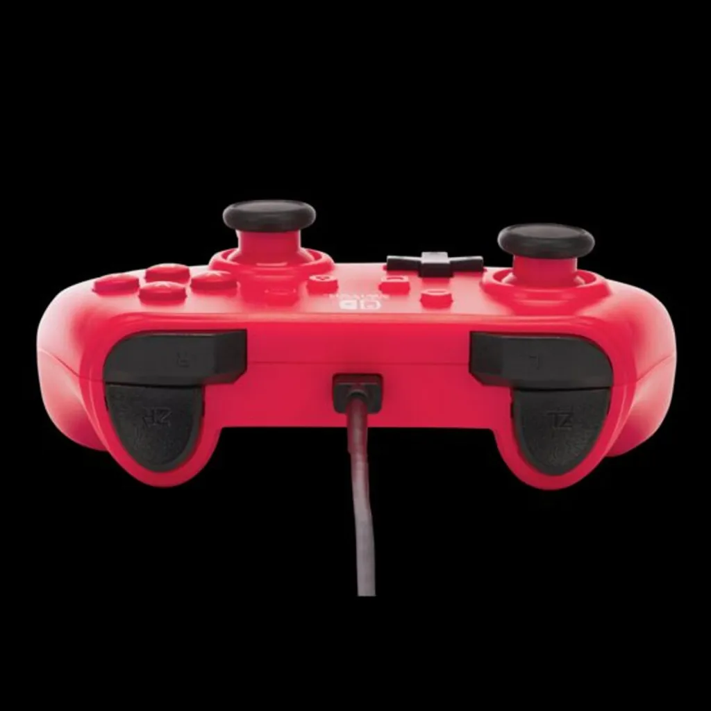 Manette Filaire PowerA Switch Raspberry Red - Accessoire Gaming Ergonomique - 11