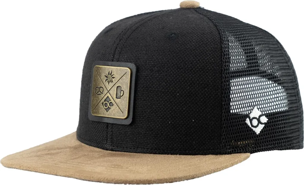 BAVARIAN CAPS Cappellino Kreizweis Premium - Nero e Grigio Scuro