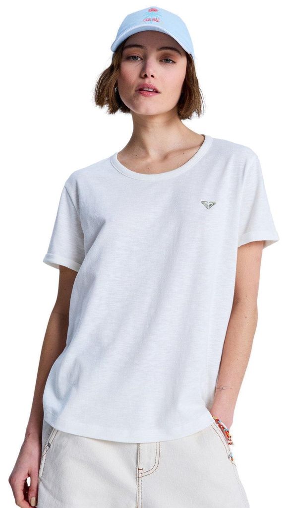 Roxy Damen Shirt Oceanwave Regular Emby White : L Größe: L