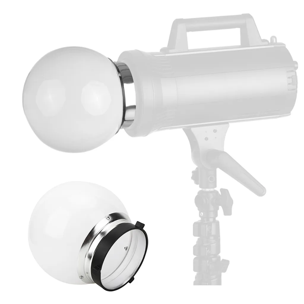 Mini Softbox Sphérique 15cm pour Flash Bowens avec Diffusion à 360° - 7