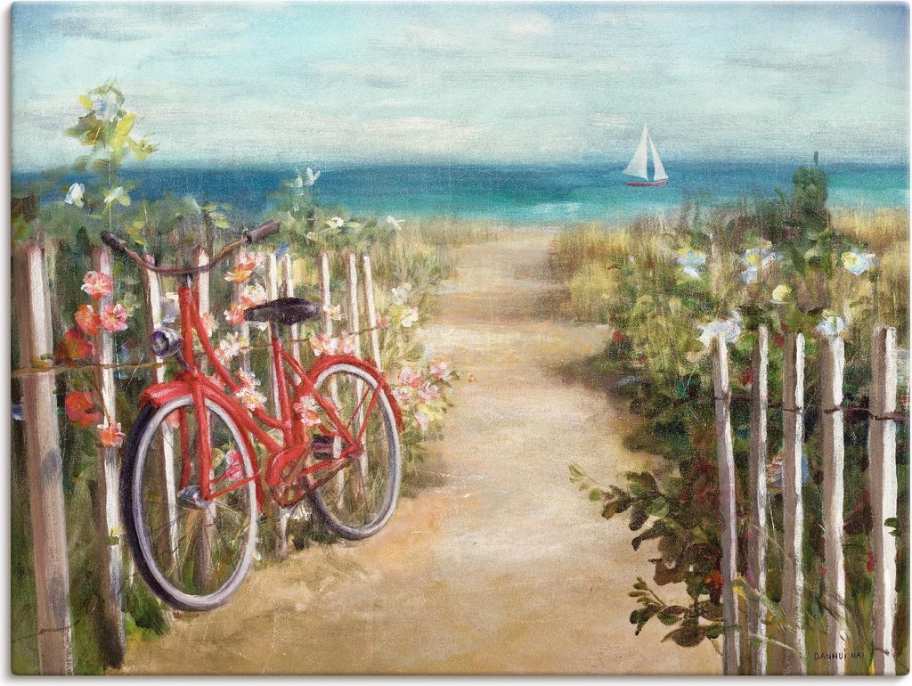 ARTland Leinwandbild Sommerfahrt Größe: 40x30 cm