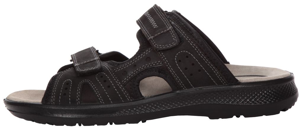Jomos MOBILA II Pantoletten in Übergrößen Schwarz 506610 12 000 große Herrenschuhe, Größe:40
