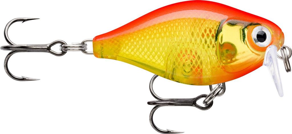 Rapala X-Light Crank Shallow Runner Golden Fluorescent Red 4g