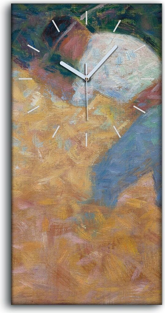 Küchenuhr Bürouhr Leinwand Uhr Geräuschlos Kunstdruck 30x60 Der Steinbrecher - weiße Hände