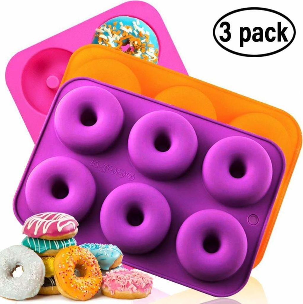 Silikonform, Silikon-Donutform, Donut-/Doughnutform, Produktbild 