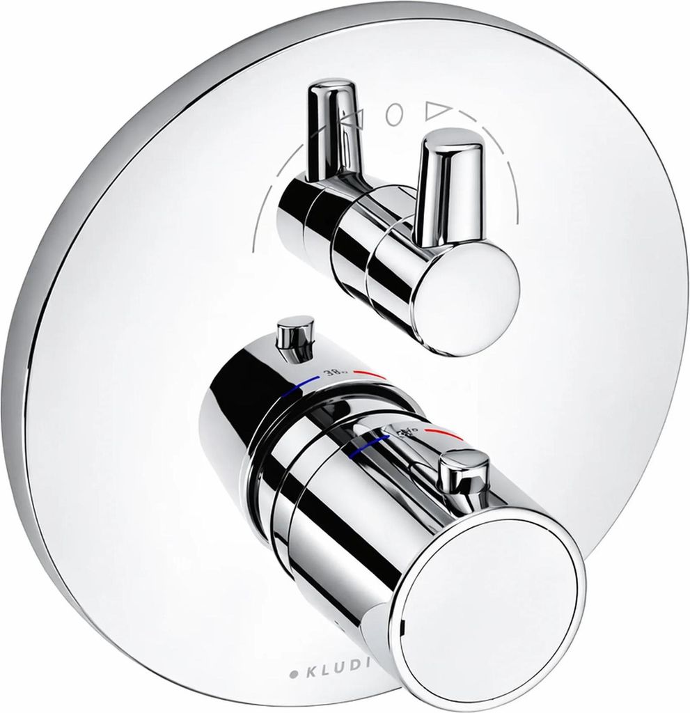 Kludi Zenta UP-Wannen.u.Brausethermostat chrom, 1 Stk. Produktbild 