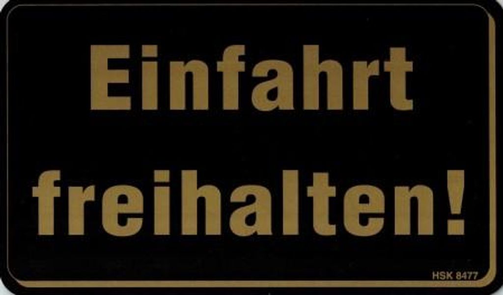 Parkschild - EINFAHRT FREIHALTEN - 308618 - 30 x 20 cm