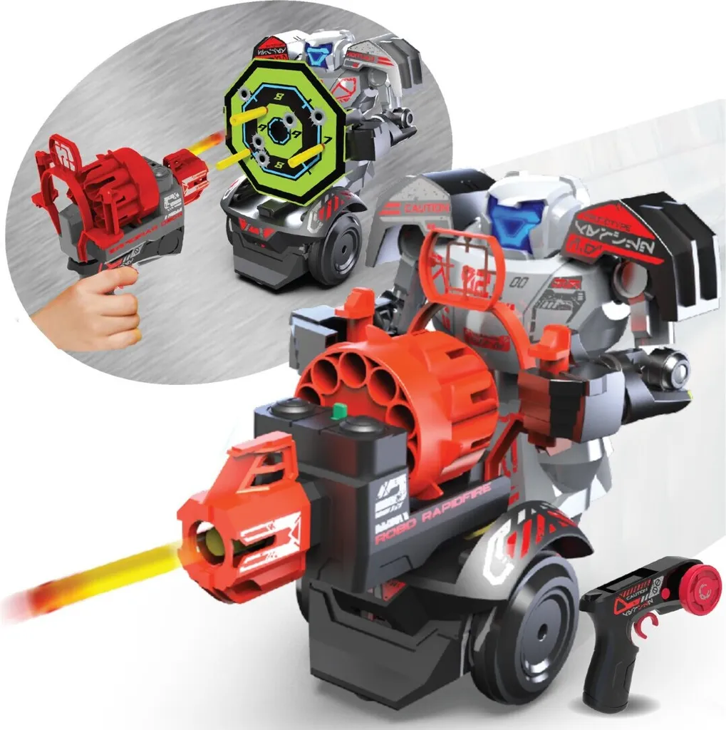 Robot de Combat Télécommandé Silverlit Robo Rapidfire avec Missiles - 12
