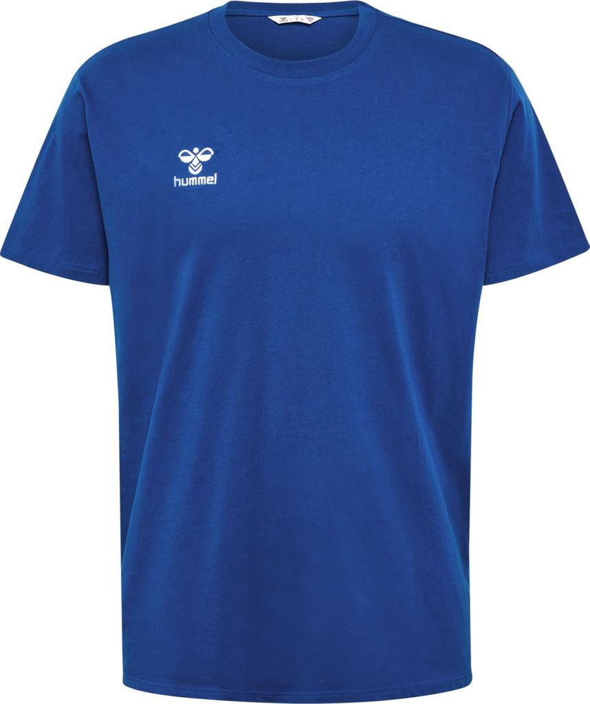 hummel T-Shirt Rundhalsausschnitt gesticktes Logo Regular fit Größe: 3XL