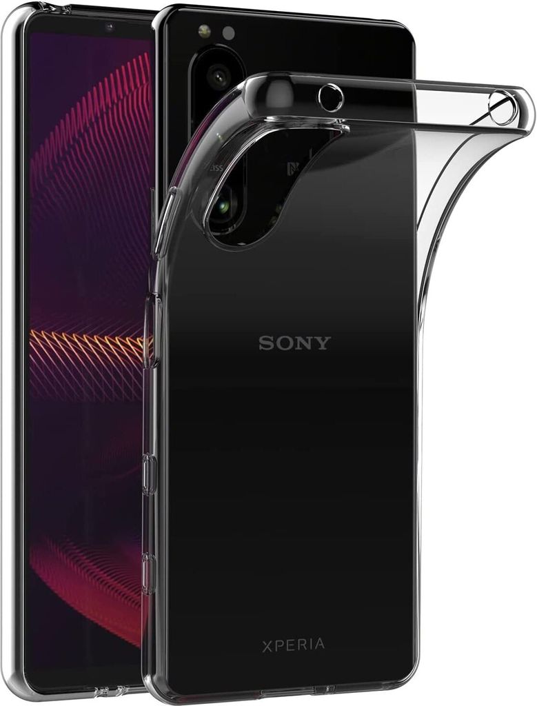 Sony Xperia 5 III Hülle, Ultra Dünn Crystal Transparent Soft TPU Case Schutzhülle für Sony Xperia 5 III