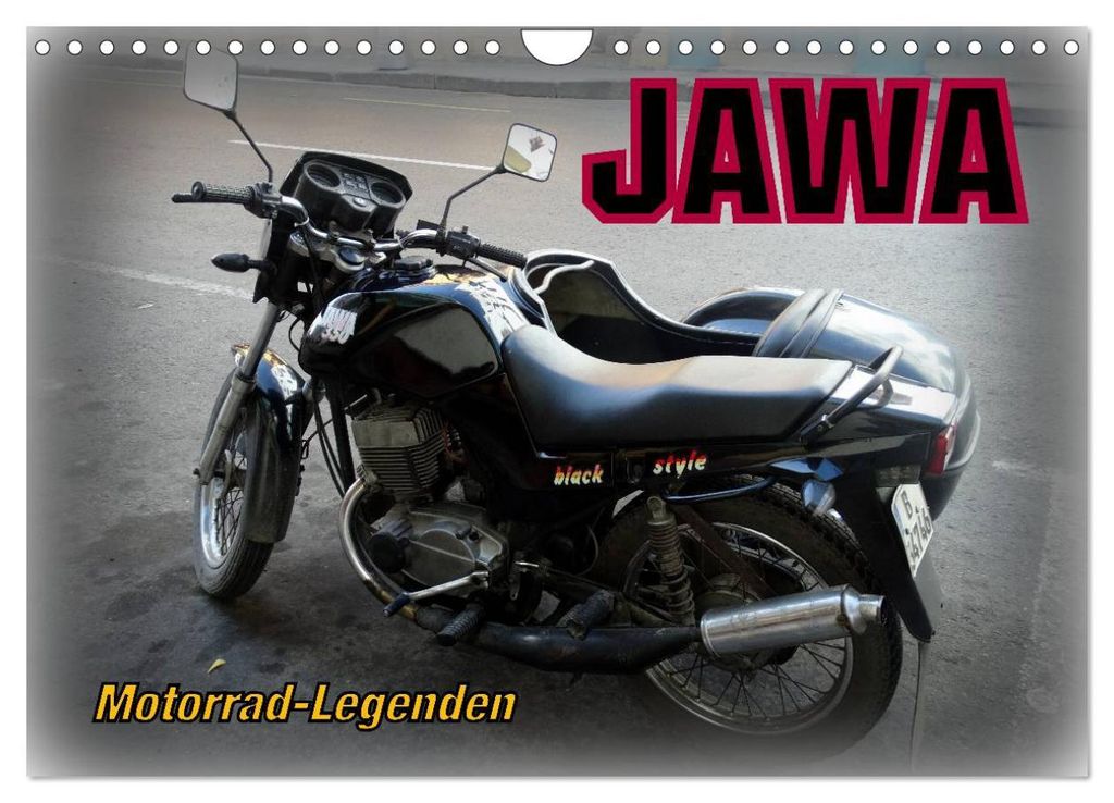 Motorrad-Legenden: JAWA (Wandkalender 2027 DIN A4 quer), CALVENDO Monatskalender