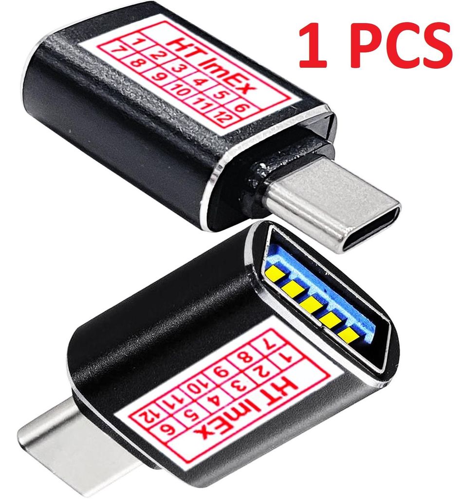 USB C Stecker auf USB A Buchse 3.1 OTG Adapter Konverter für OPPO Pad 3 8GB/256GB, Pad SE Wi?Fi 4GB/128GB