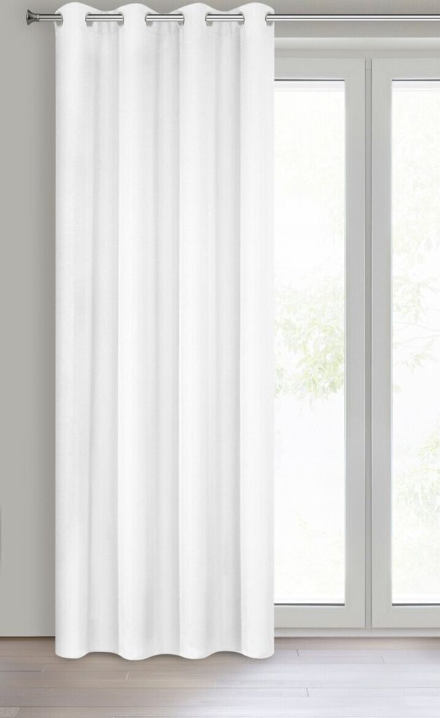 Záves 140x250 Rita biely pripravený na slučke Eurofirany Obrázok produktu 