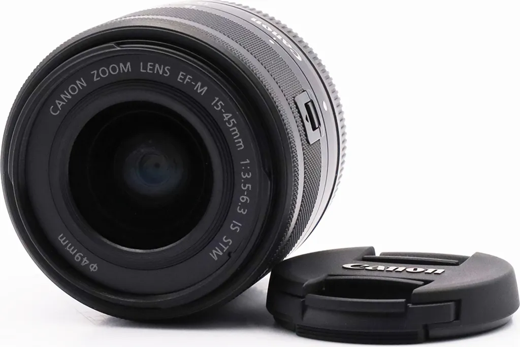 Zoom standard Canon EF-M 15-45mm IS STM Graphite, objectif grand-angle