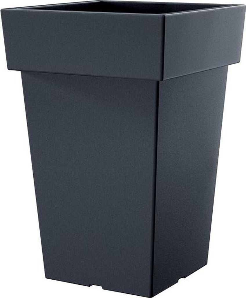 Květináč vysoký LOFLY SQUARE 23,4 cm - barva: antracit Image du produit 