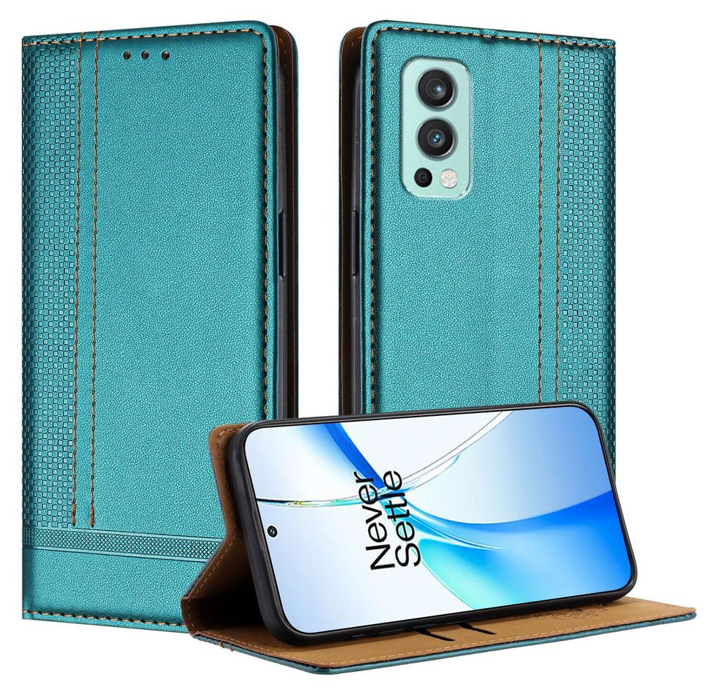 Pouzdro pro OnePlus Nord 2 kožené flipové pouzdro s funkcí Obrázek produktu 