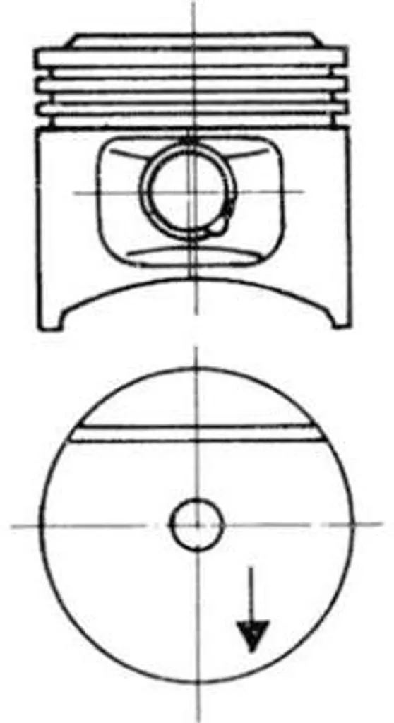 Piston KOLBENSCHMIDT 93677610 : stoppez la perte de puissance moteur