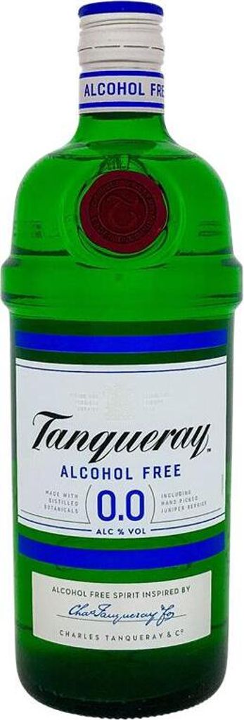 Tanqueray 0.0%, alternativa al gin sin alcohol ni azúcar, Imagen del producto 