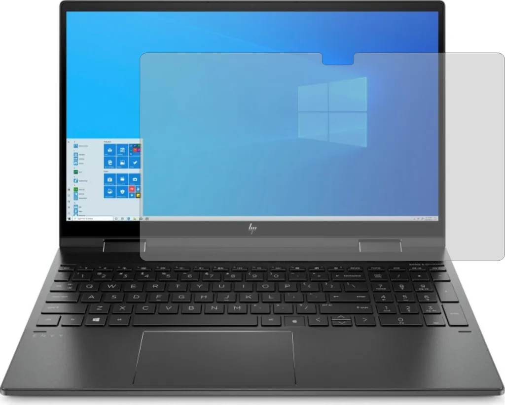HP Envy x360 15-ee0755ng Pellicola Antiurto e Antibatterica x2