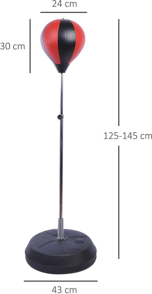 HOMCOM Punchingball Set Standbox Training Set Produktbild 3