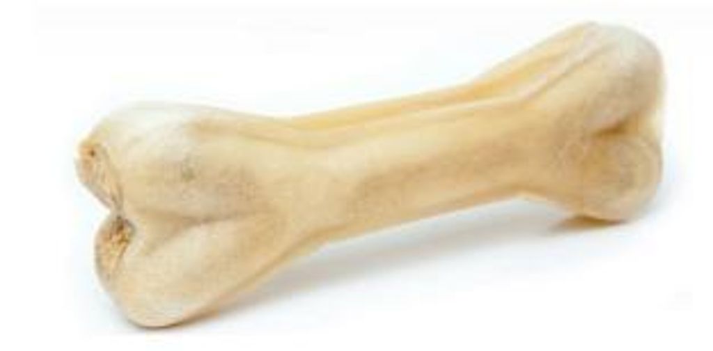 Gefüllter Kauknochen mit Rinderpansen 17cm 6 Stk. für Produktbild 